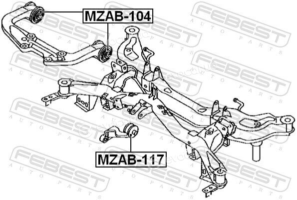Febest MZAB-117