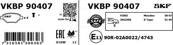SKF VKBP 90407