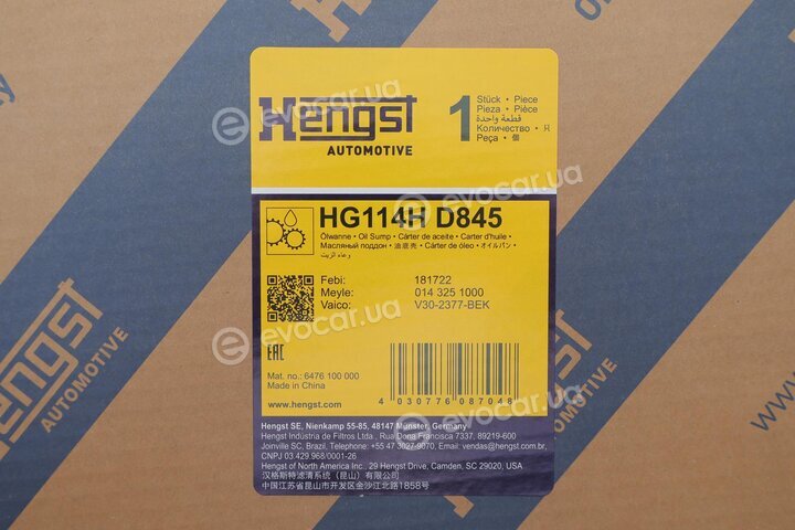 Hengst HG114H D845