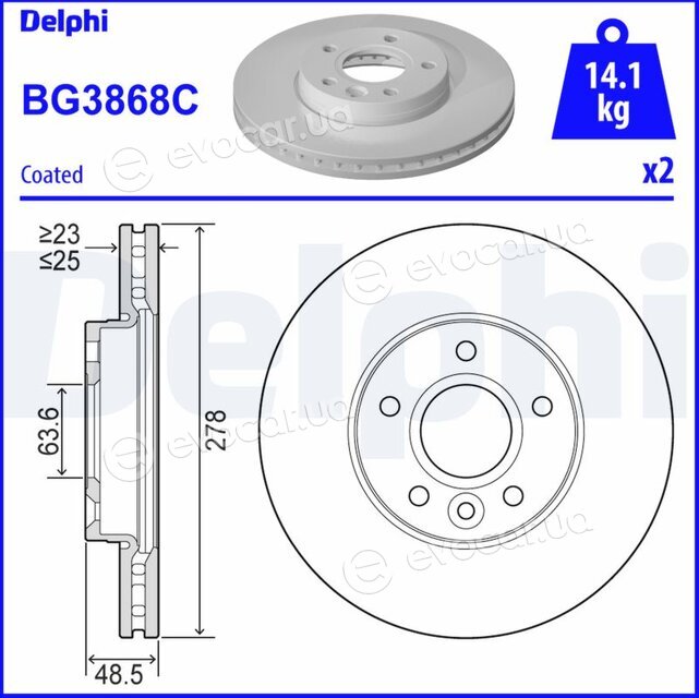 Delphi BG3868-C