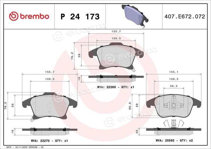 Brembo P 24 173