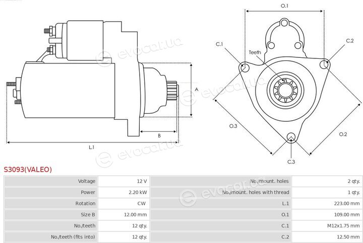 AS S3093(VALEO)