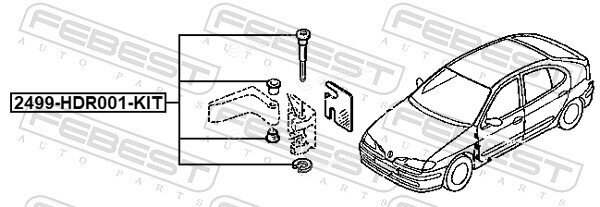 Febest 2499-HDR001-KIT