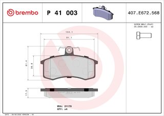 Brembo P 41 003