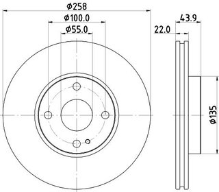 Hella Pagid 8DD 355 131-821