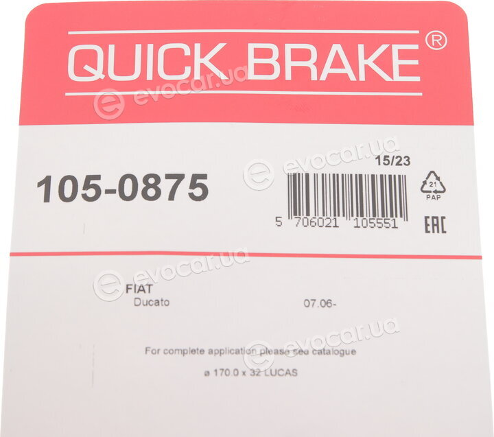 Kawe / Quick Brake 105-0875