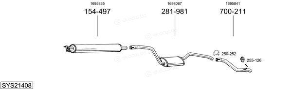 Bosal SYS21408