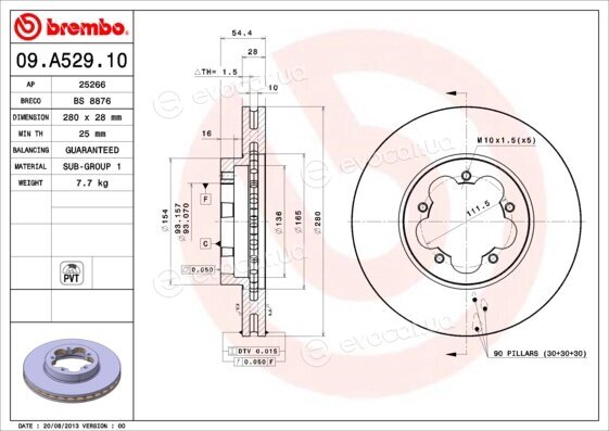 Brembo 09.A529.10