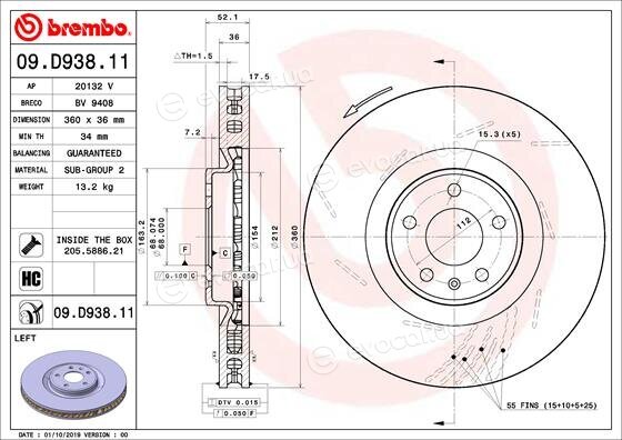 Brembo 09.D938.11
