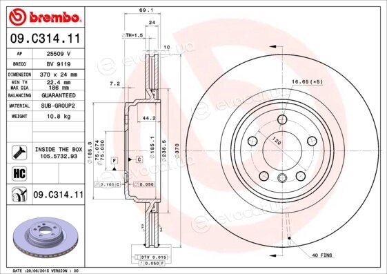 Brembo 09.C314.11