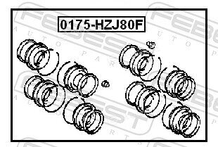 Febest 0175-HZJ80F