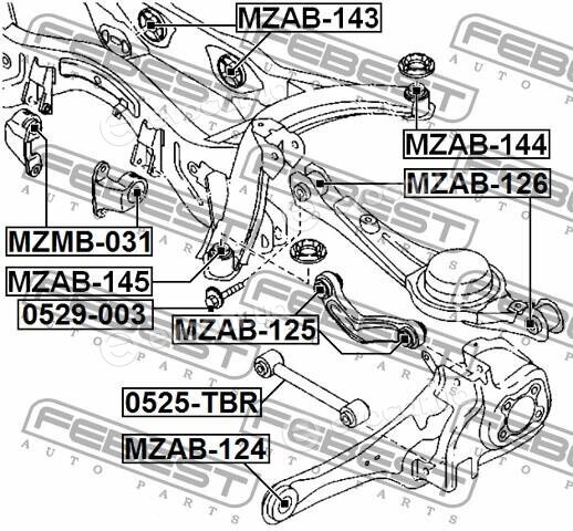 Febest MZAB-124