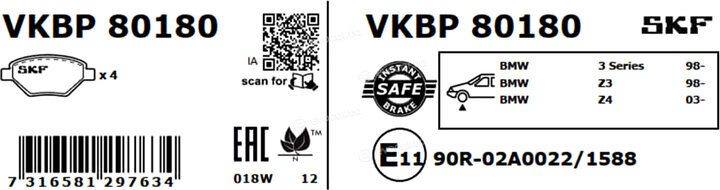 SKF VKBP 80180