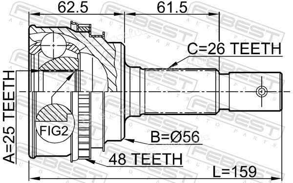 Febest 0110-005A48