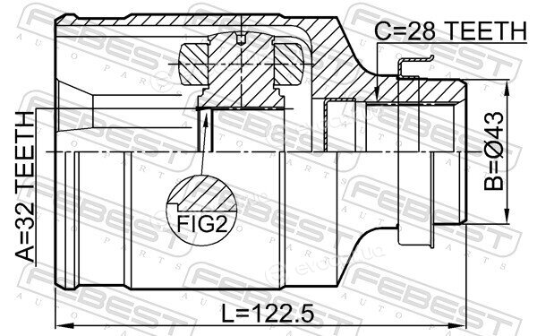 Febest 0511-MZ5RH