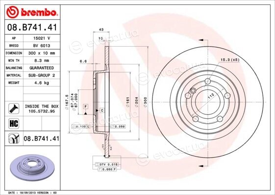 Brembo 08.B741.41