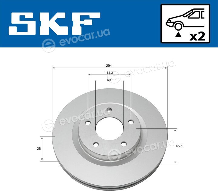 SKF VKBD 80054 V2