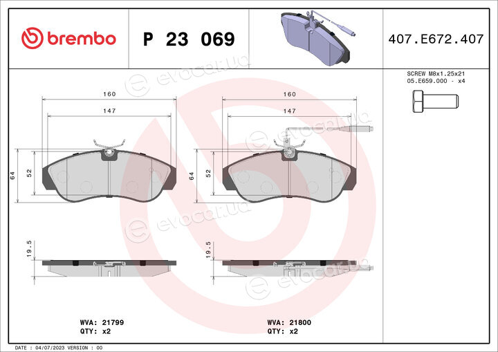 Brembo P 23 069
