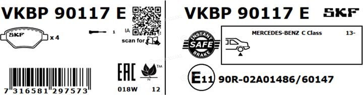 SKF VKBP 90117 E
