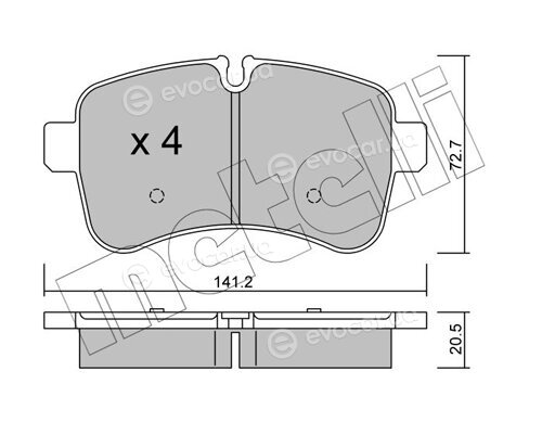 Metelli 22-0711-0