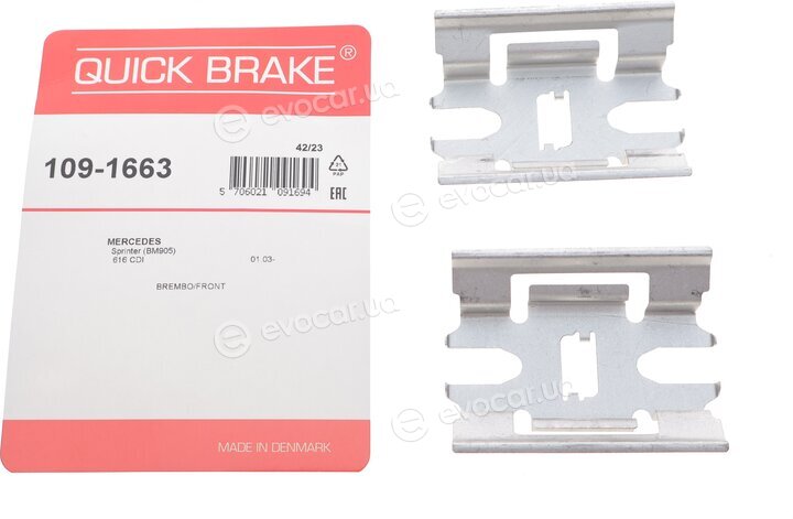 Kawe / Quick Brake 109-1663