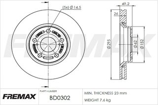Fremax BD-0302