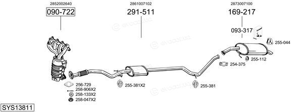 Bosal SYS13811