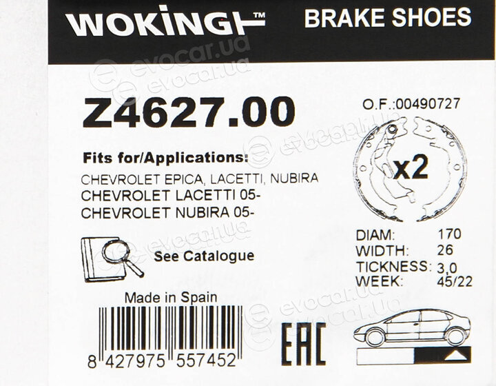 Woking Z4627.00