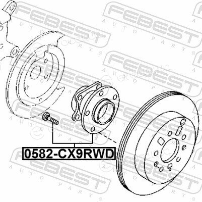 Febest 0582-CX9RWD