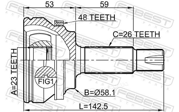 Febest 3510-EC7A48