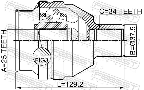 Febest 1811-Z16RH