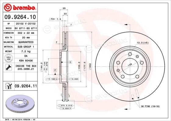 Brembo 09.9264.11
