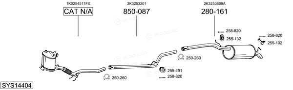 Bosal SYS14404