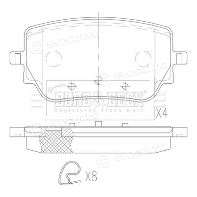 Borg & Beck BBP2807