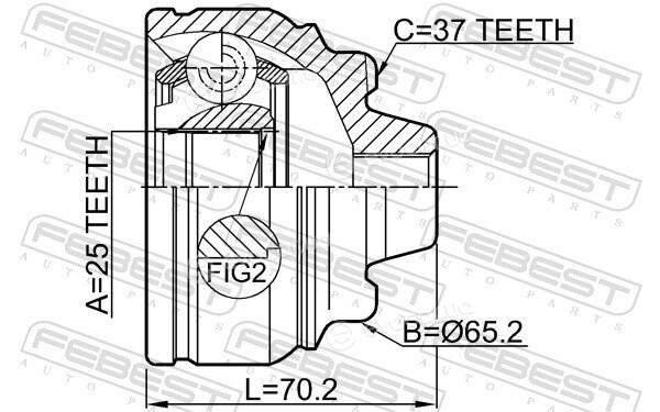 Febest 1910-F10