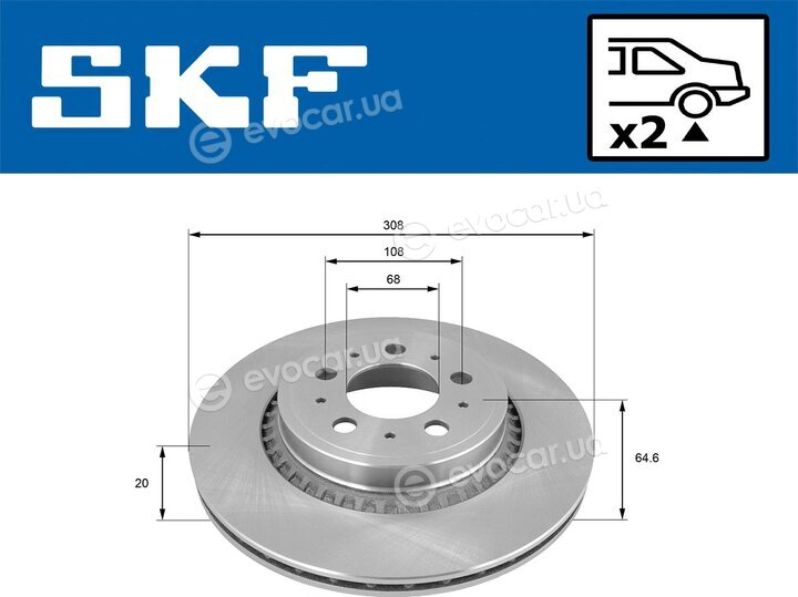 SKF VKBD 90296 V2