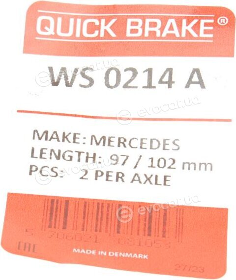 Kawe / Quick Brake WS 0214 A