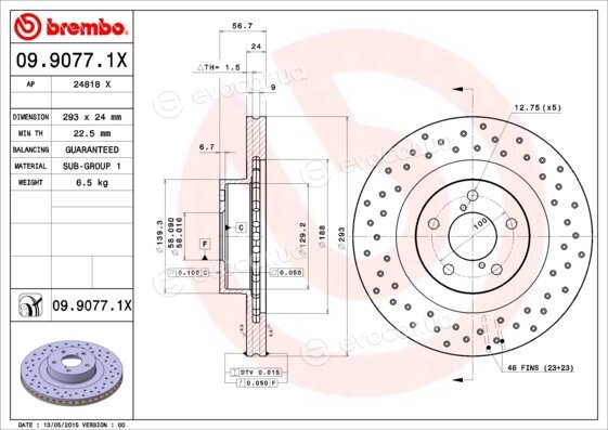 Brembo 09.9077.1X