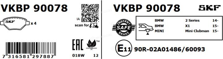 SKF VKBP 90078