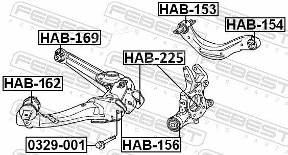 Febest HAB-225