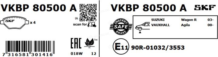 SKF VKBP 80500 A