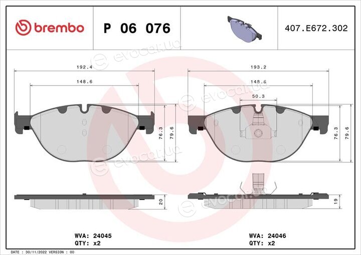 Brembo P 06 076