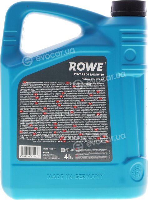 Rowe 20212-0040-99