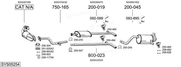 Bosal SYS05254