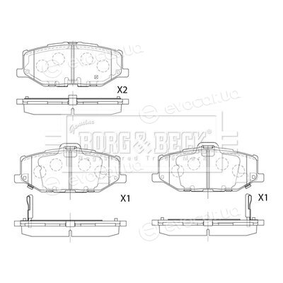 Borg & Beck BBP2879