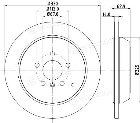 Hella Pagid 8DD 355 113-211