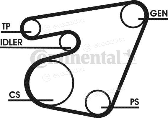 Continental 6PK1750D1