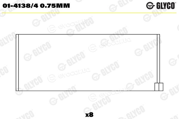 Glyco 01-4138/4 0.75mm