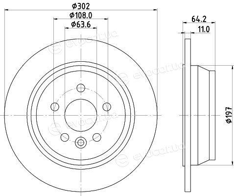 Hella Pagid 8DD 355 126-781