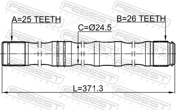Febest 0112-AZT251LH